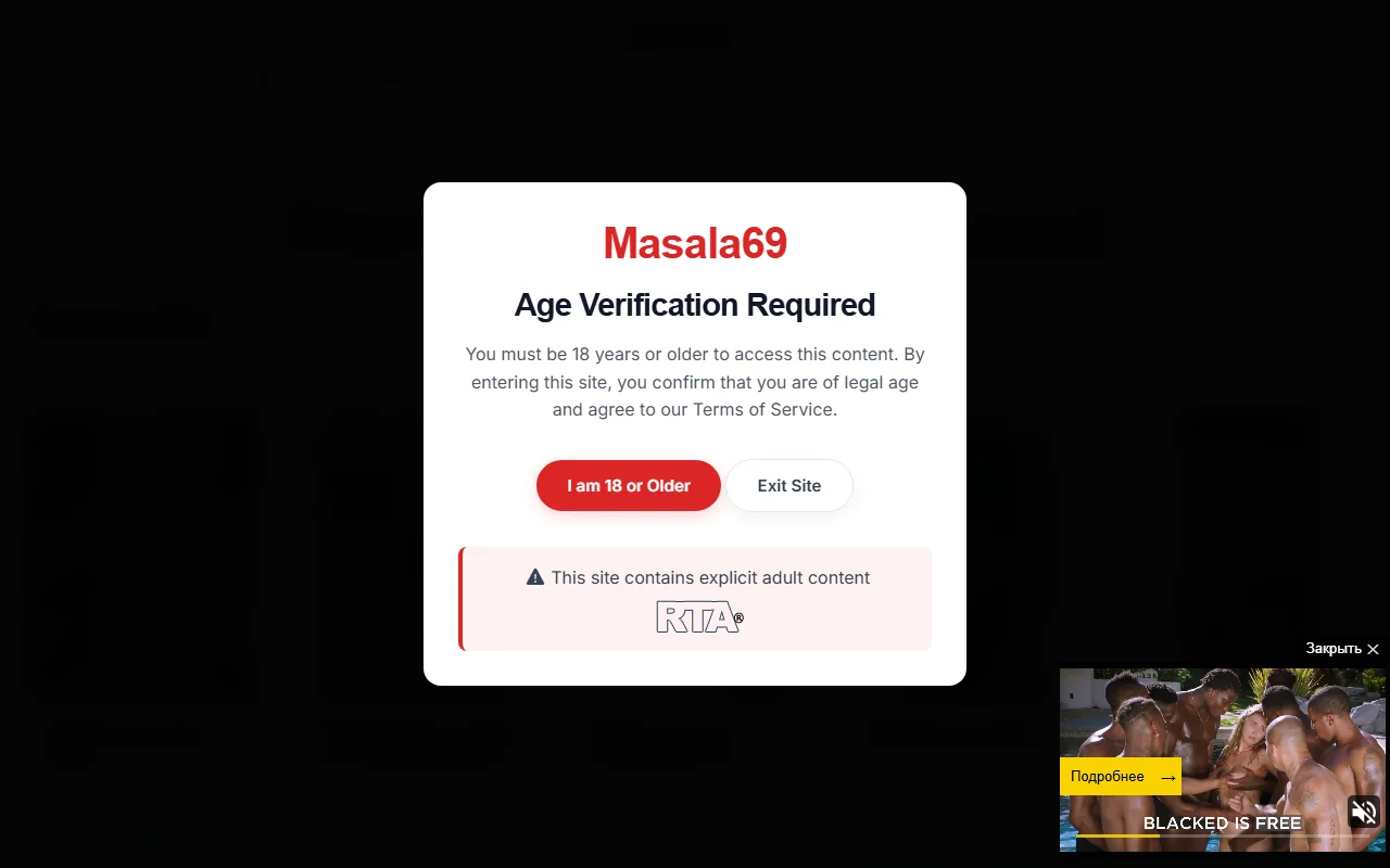 Screenshot: Masala69 Website Review Screenshot of Masala69 Website Review